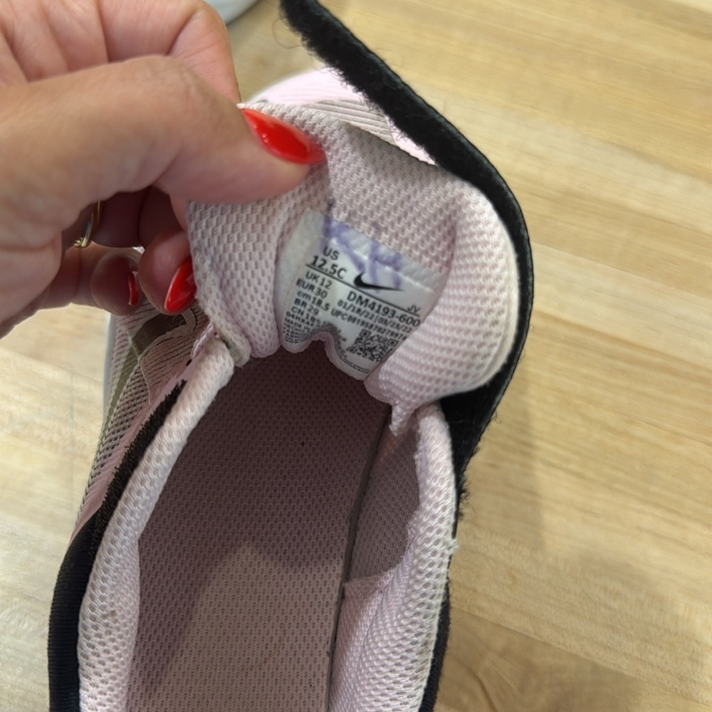 Nike Kids Pink and Black Sneakers - Picture 4 of 4